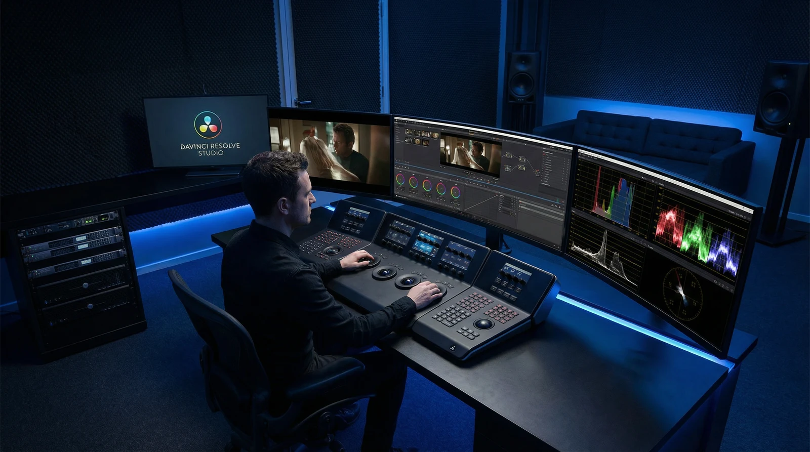 茄子视频专业调色后期制作室