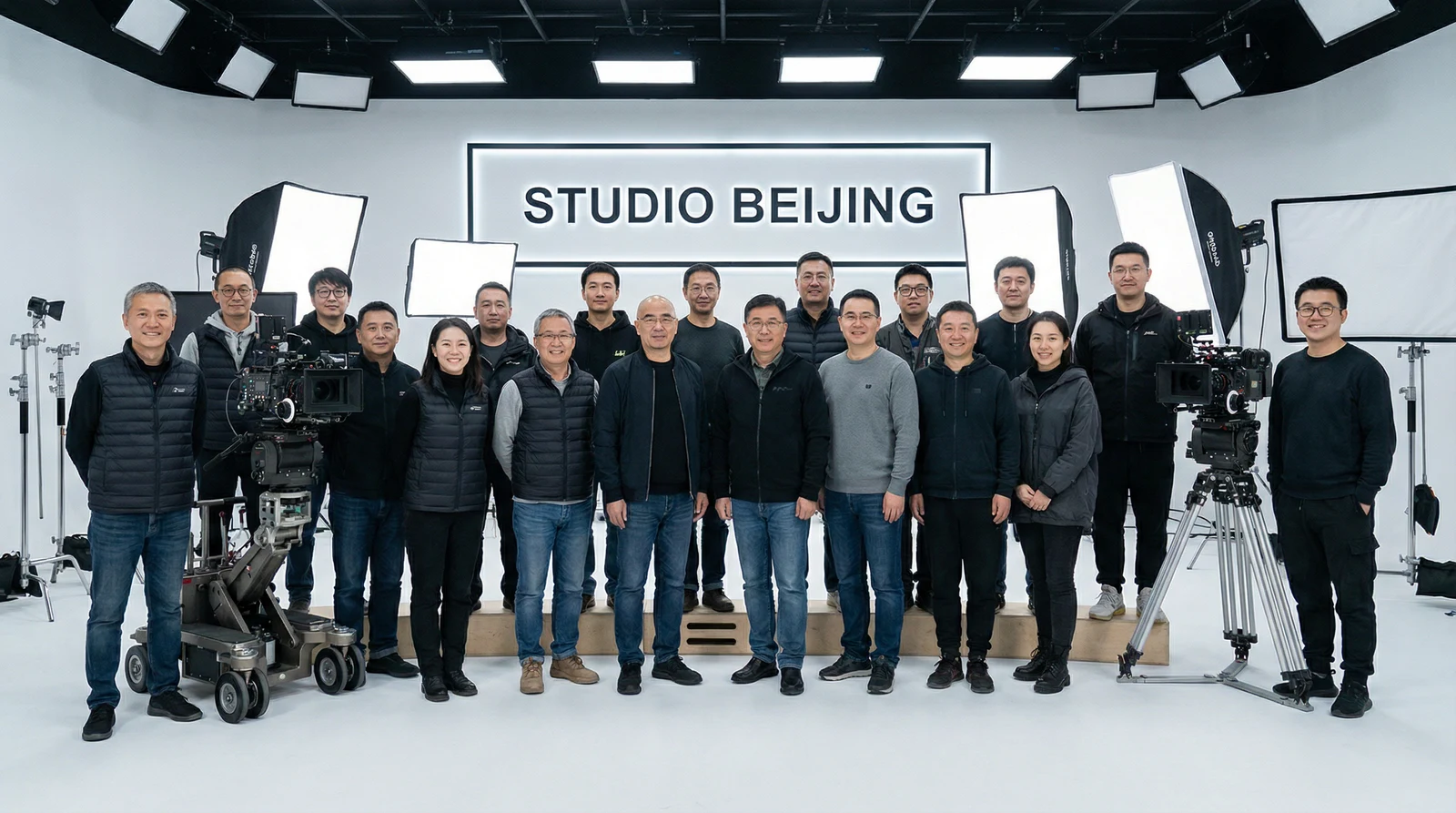 茄子视频专业影视制作团队合影